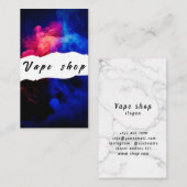 Vapeショップスモークシガレットビジネスカード 名刺 (正面/裏面)