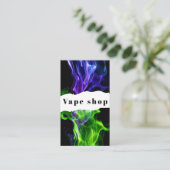 Vapeショップスモークシガレットビジネスカード 名刺 (スタンド正面)