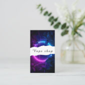 Vapeショップスモークシガレットビジネスカード 名刺 (スタンド正面)