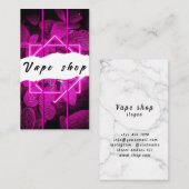 Vapeショップスモークシガレットビジネスカード 名刺 (正面/裏面)