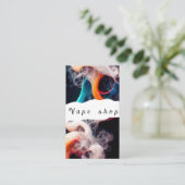 Vapeショップスモークシガレットビジネスカード 名刺 (スタンド正面)