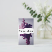 Vapeショップスモークシガレットビジネスカード 名刺 (スタンド正面)