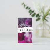 Vapeショップスモークシガレットビジネスカード 名刺 (スタンド正面)