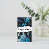 Vapeショップスモークシガレットビジネスカード 名刺 (スタンド正面)