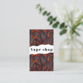 Vapeショップスモークシガレットビジネスカード 名刺 (スタンド正面)