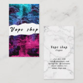 Vapeショップスモークシガレットビジネスカード 名刺 (正面/裏面)