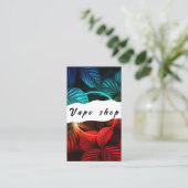Vapeショップスモークシガレットビジネスカード 名刺 (スタンド正面)