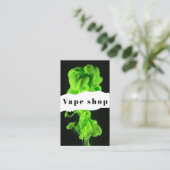 Vapeショップスモークシガレットビジネスカード 名刺 (スタンド正面)
