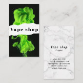 Vapeショップスモークシガレットビジネスカード 名刺 (正面/裏面)