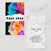 Vapeショップスモークシガレットビジネスカード 名刺 (正面/裏面)