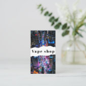 Vapeショップスモークシガレットビジネスカード 名刺 (スタンド正面)