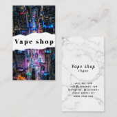 Vapeショップスモークシガレットビジネスカード 名刺 (正面/裏面)