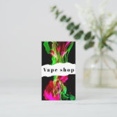 Vapeショップスモークシガレットビジネスカード 名刺 (スタンド正面)