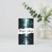 Vapeショップスモークシガレットビジネスカード 名刺 (スタンド正面)