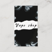 Vapeショップスモークシガレットビジネスカード 名刺 (正面)
