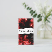 Vapeショップスモークシガレットビジネスカード 名刺 (スタンド正面)