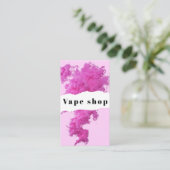 Vapeショップスモークシガレットビジネスカード 名刺 (スタンド正面)