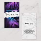 Vapeショップスモークシガレットビジネスカード 名刺 (正面/裏面)
