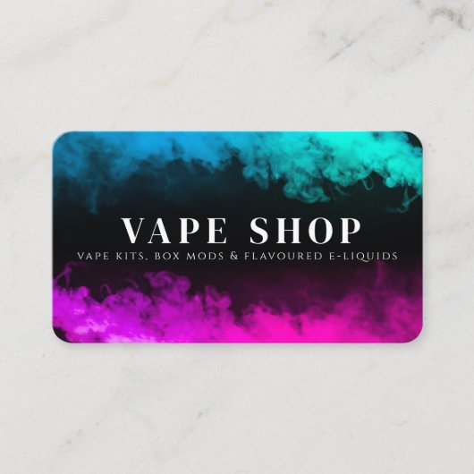 Vapeショップ名刺 名刺 (正面)
