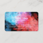 Vapeショップ名刺 名刺 (裏面)