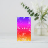 Vapeショップ レインボースモーク 名刺 (スタンド正面)
