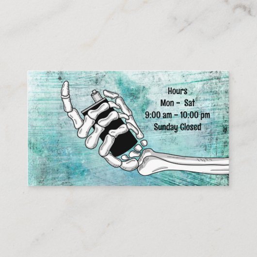 Vapeショップ 名刺 (裏面)