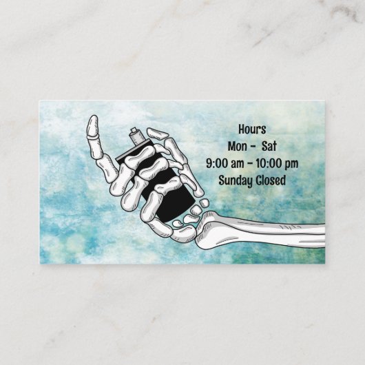 Vapeショップ 名刺 (裏面)