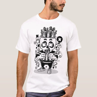 Vapeスカル Tシャツ