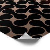 Vapeハートレトロプレミアムポスター ポスター (角)