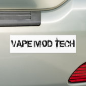 VAPEモダンなTECH バンパーステッカー (車上)