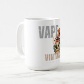 Vapeヴィンテージ:クラスでパフ! コーヒーマグカップ (正面左)