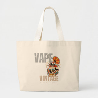 Vapeヴィンテージ:クラスでパフ! ラージトートバッグ