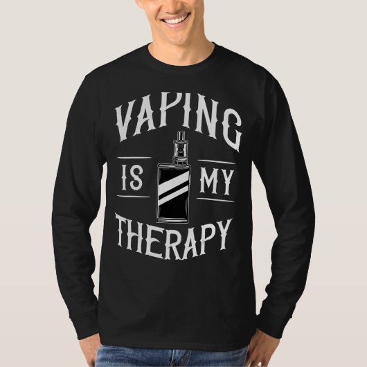 Vape喫煙蒸発電子シガレットスモーカー Tシャツ (正面)