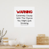 Vape警告のポスターをやめ喫煙する ポスター (キッチン)