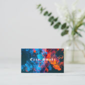 VAPE+スモーキング+煙草屋+シガーショップ+葉巻+ラウンジ 名刺 (スタンド正面)