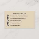 VAPE |ソーシャルメディアでビジネスを盛り上げる 名刺 (裏面)