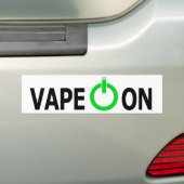 Vape! バンパーステッカー (車上)