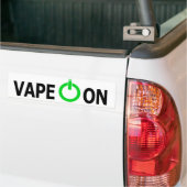 Vape! バンパーステッカー (トラック上)