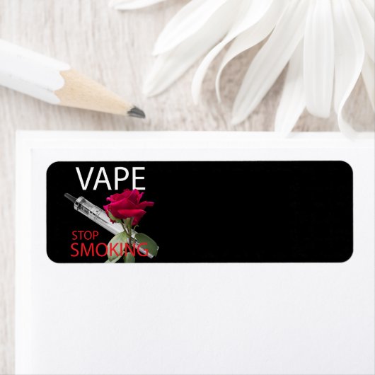 Vape。 停止喫煙 ラベル (インサイチュ)