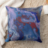 Vape 鮮やか抽象芸術パープル枕 クッション (ブランケット)