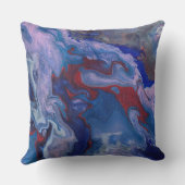 Vape 鮮やか抽象芸術パープル枕 クッション (裏面)