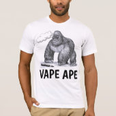 VAPE APE おもしろい Tシャツ (正面)