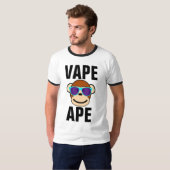 VAPE APE Tシャツティおもしろいー Tシャツ (正面フル)
