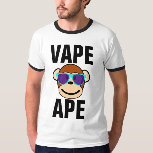 VAPE APE Tシャツティおもしろいー Tシャツ (正面)