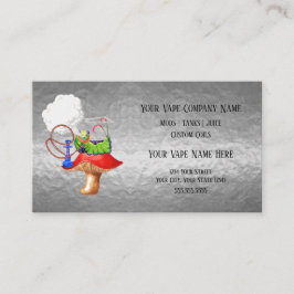 VAPE Hookah Silver Businessソーシャルメディア 名刺