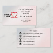 VAPE | I VAPEビジネスソーシャルメディア 名刺 (正面/裏面)