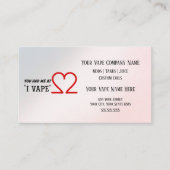 VAPE | I VAPEビジネスソーシャルメディア 名刺 (正面)