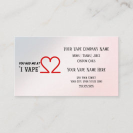 VAPE | I VAPEビジネスソーシャルメディア 名刺
