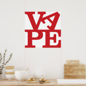 Vape Lettersプリント ポスター (キッチン)