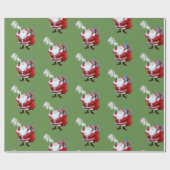 VAPE | Santa Merry Christmasの蒸気 ラッピングペーパー (フラット)